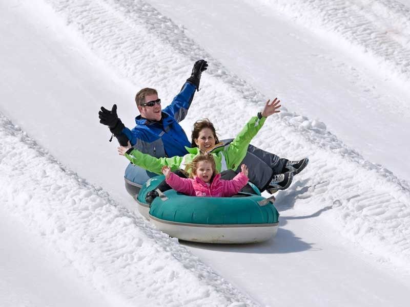 Snow tubing tour in Azerbaijan