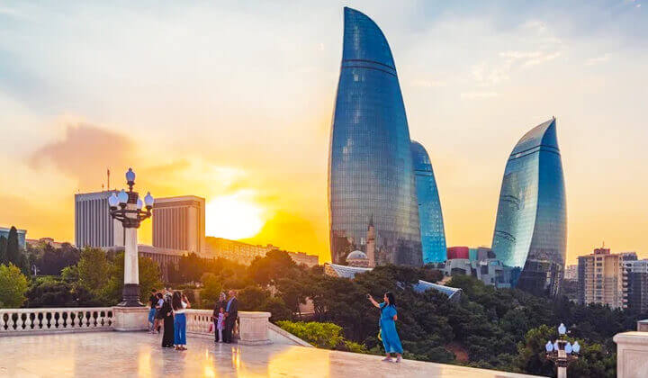 Azerbaijan Tour With Split Accommodation Travel Package